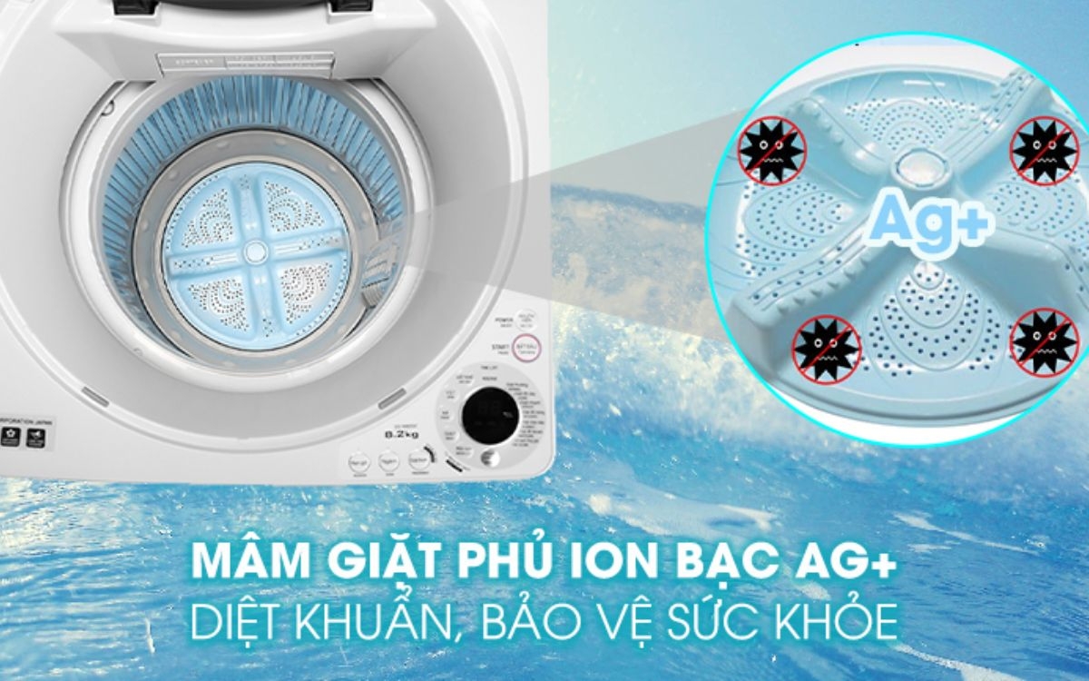 Mâm giặt phủ bạc Ag+