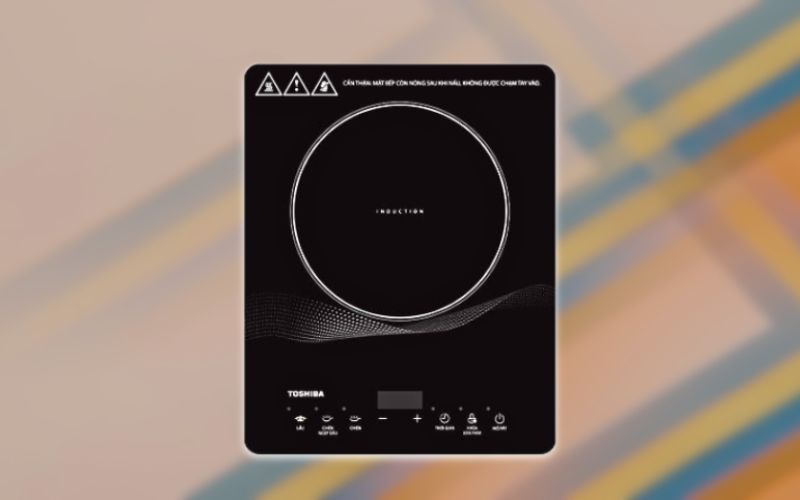 Bếp từ đơn Toshiba IC-20R1SV nấu nhanh, tiết kiệm điện, mặt kính Ceramic bền, đẹp, dễ vệ sinh