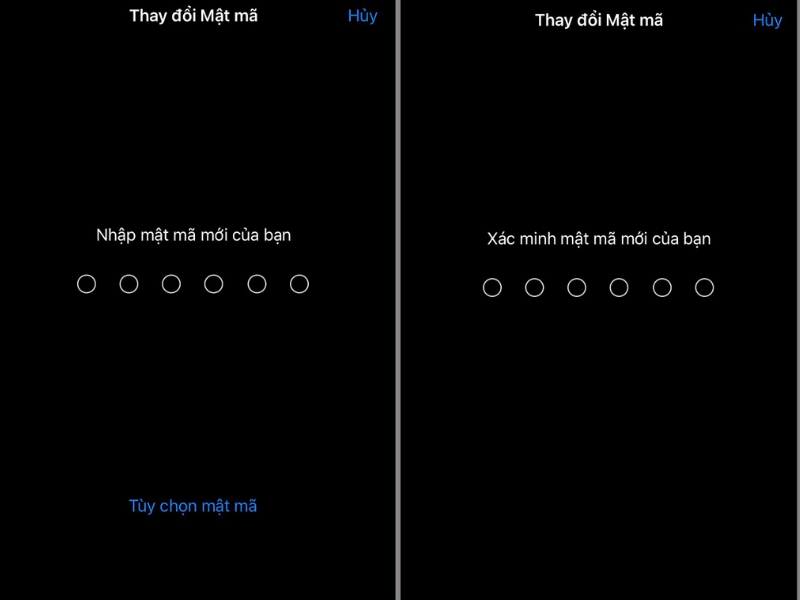 Nhập mật mã mới bạn muốn sử dụng Nhập mật mã mới bạn muốn sử dụng