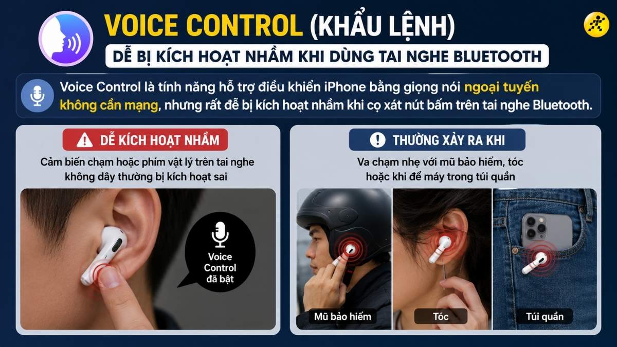 Voice Control hỗ trợ điều khiển iPhone bằng giọng nói ngoại tuyến Voice Control hỗ trợ điều khiển iPhone bằng giọng nói ngoại tuyến