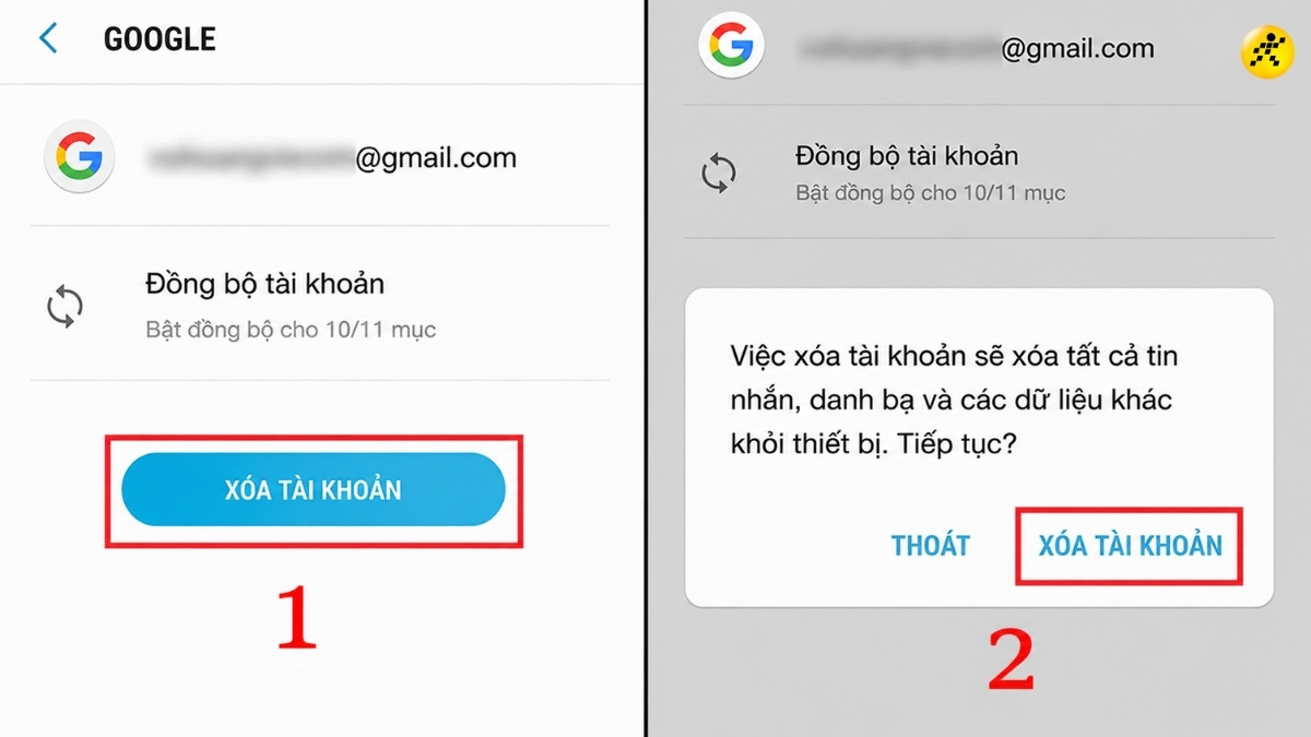 X&Oacute;A T&Agrave;I KHOẢN