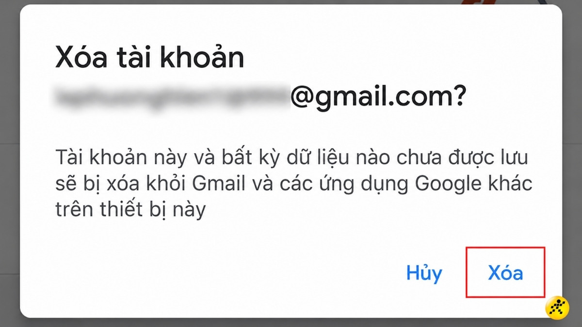 X&aacute;c nhận X&oacute;a một lần nữa