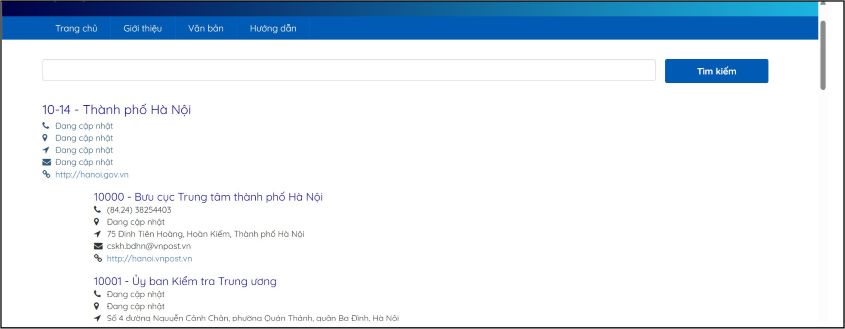 M&atilde; ZIP CODE của thủ đ&ocirc; H&agrave; Nội