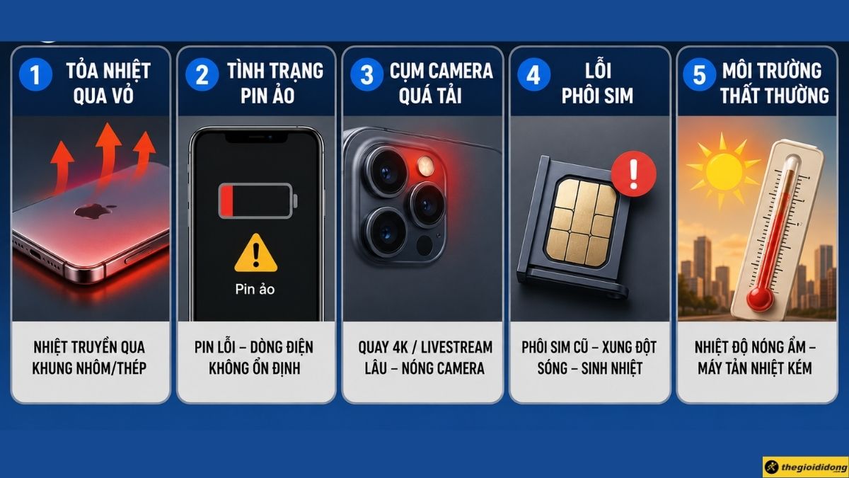iPhone bị n&oacute;ng