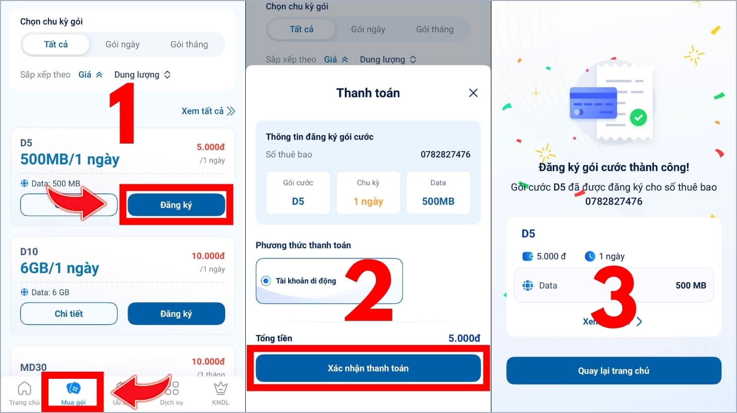 Đăng ký 4G MobiFone qua My MobiFone