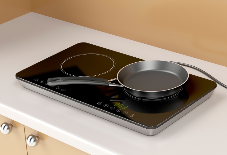 Khi bếp bị ngắt khi nhấc nồi lên, bạn hãy đặt nồi lên bếp để xem đây là lỗi hay tính năng an toàn