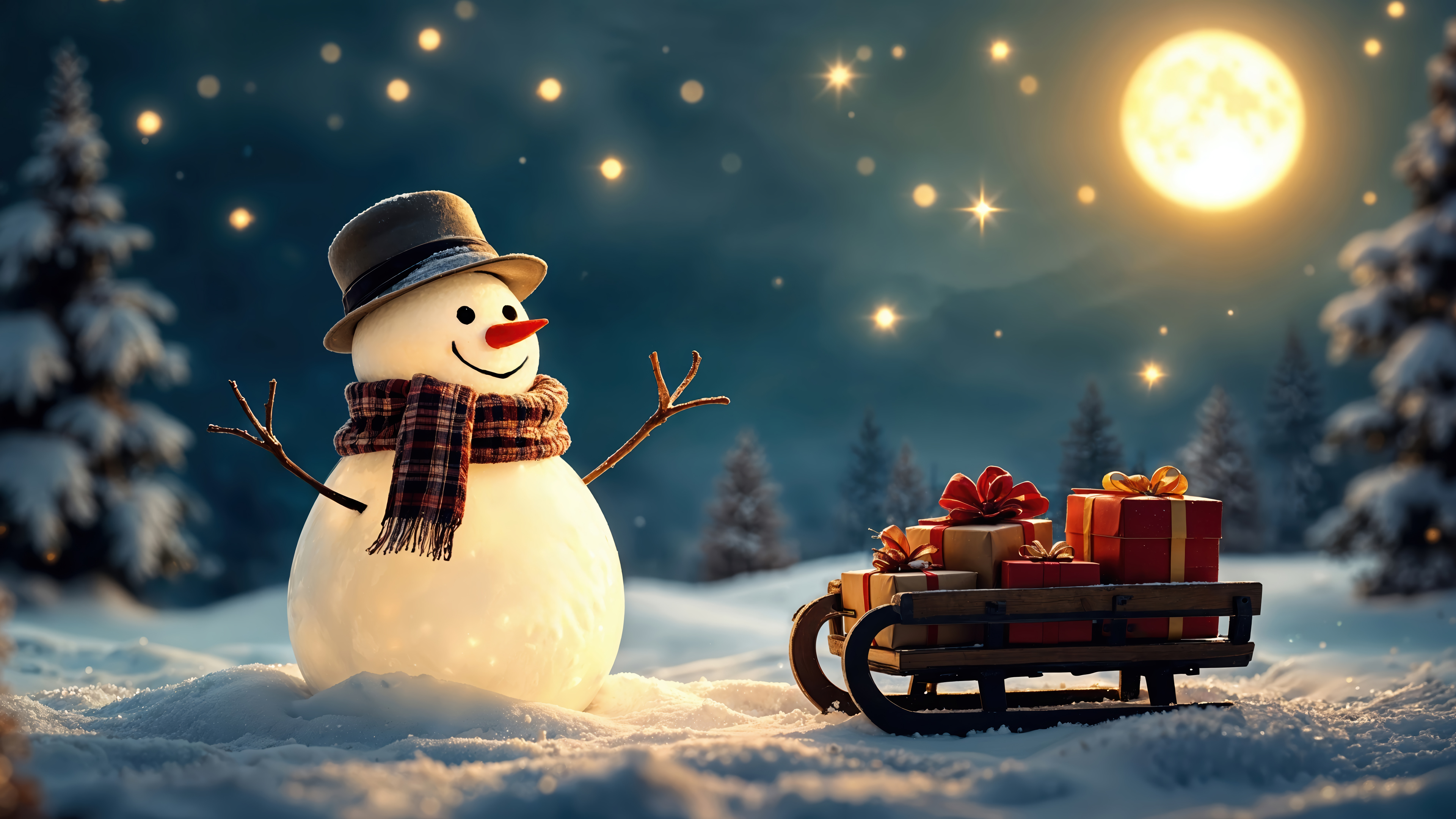 Khung cảnh lung linh huyền ảo của đêm Noel