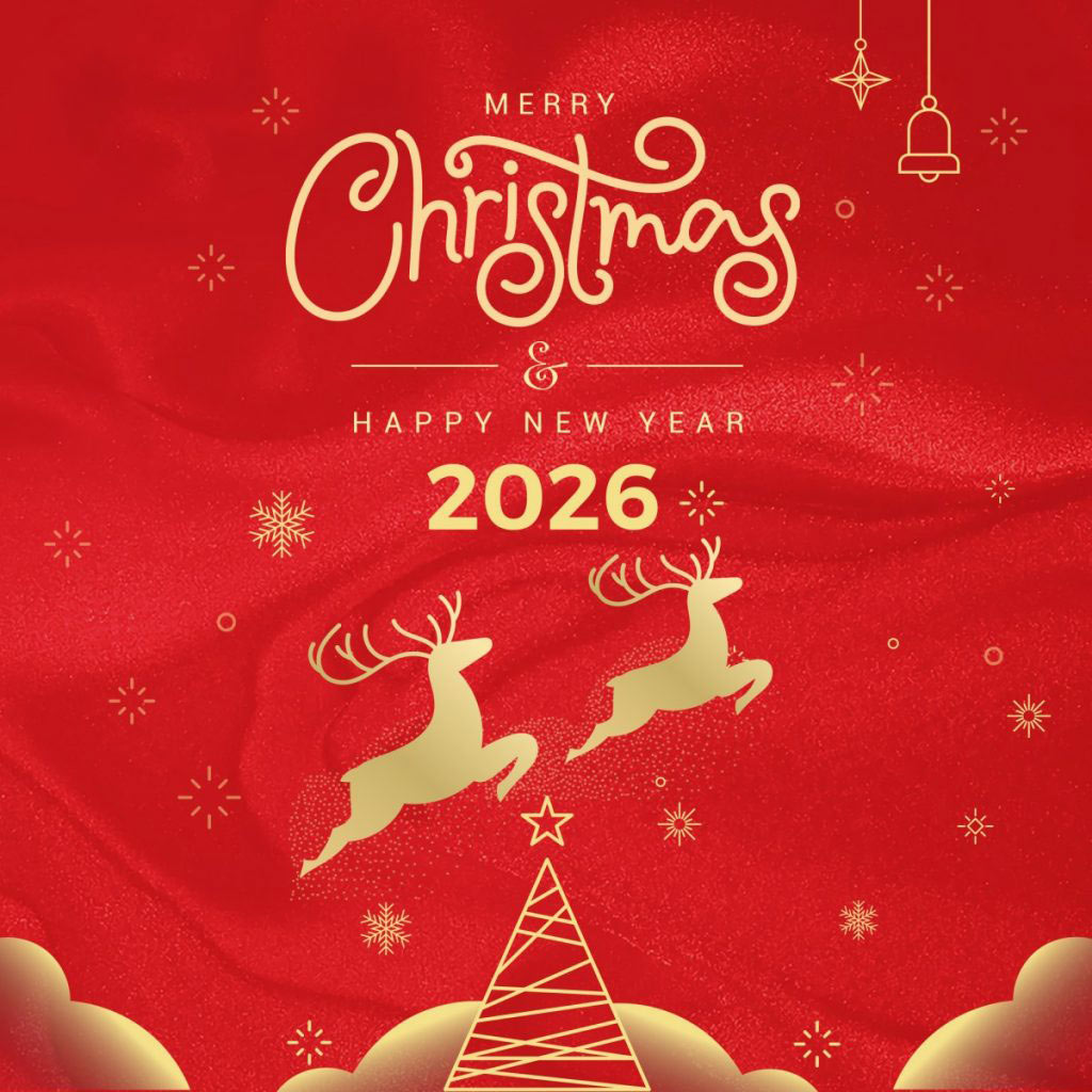 Chào đón năm mới 2026 và Giáng sinh an lành