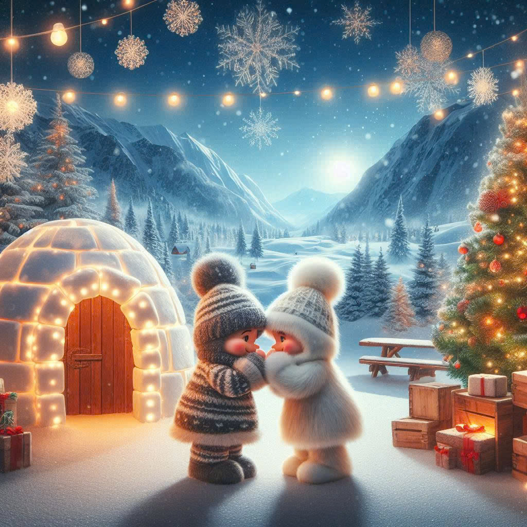 Khoảnh khắc ngọt ngào mùa Giáng sinh dành cho các cặp đôi