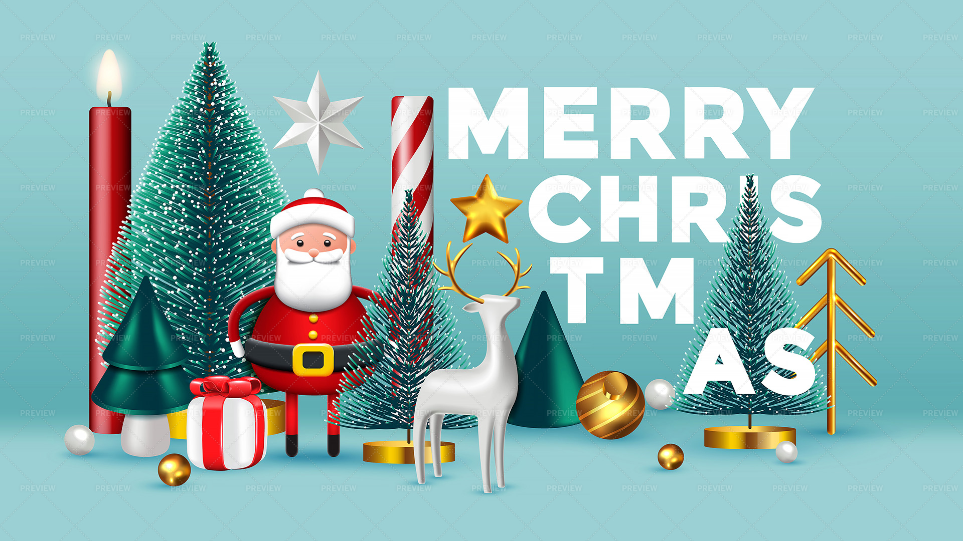 Phong cách 3D tạo chiều sâu ấn tượng cho hình nền