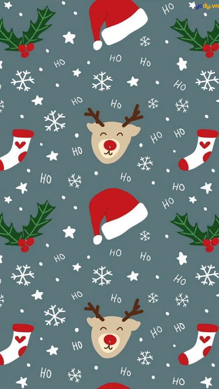 Thay áo mới cho dế yêu với hình nền Noel ấn tượng