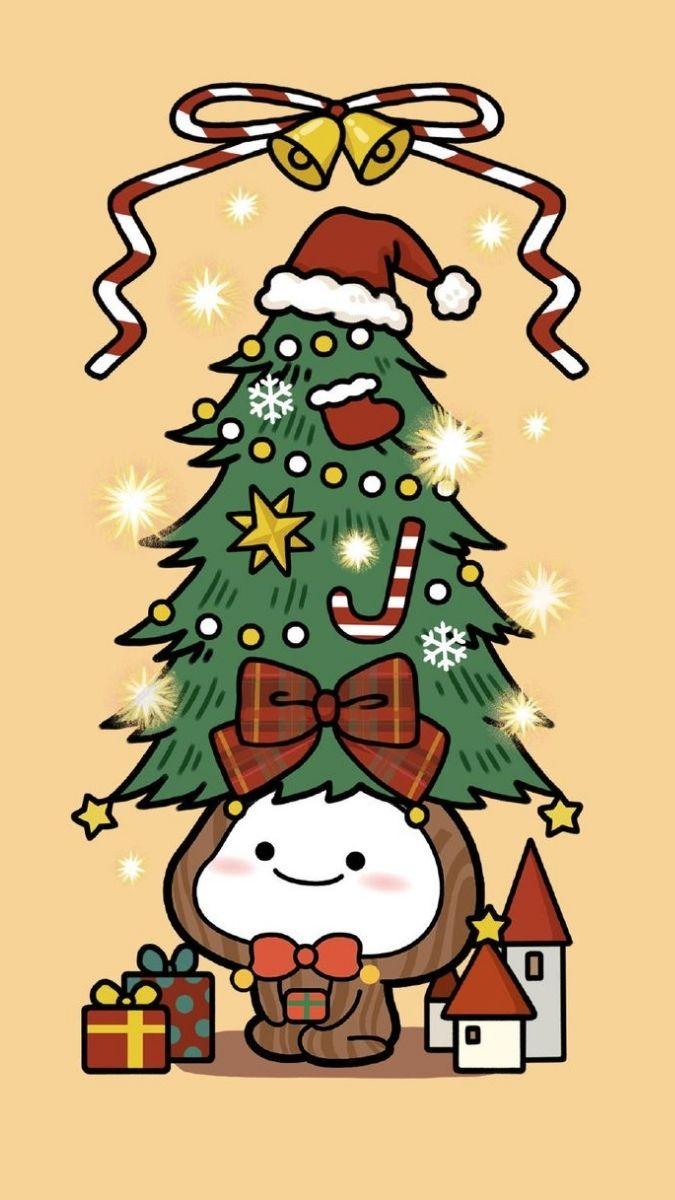 Thay áo mới cho dế yêu với hình nền Noel ấn tượng