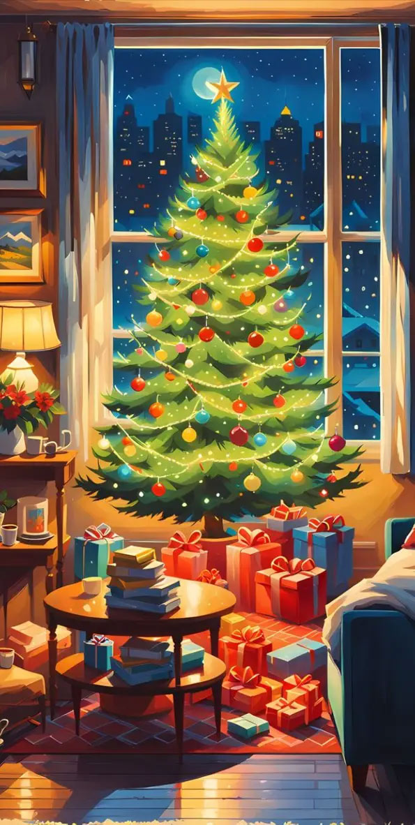 Thay áo mới cho dế yêu với hình nền Noel ấn tượng