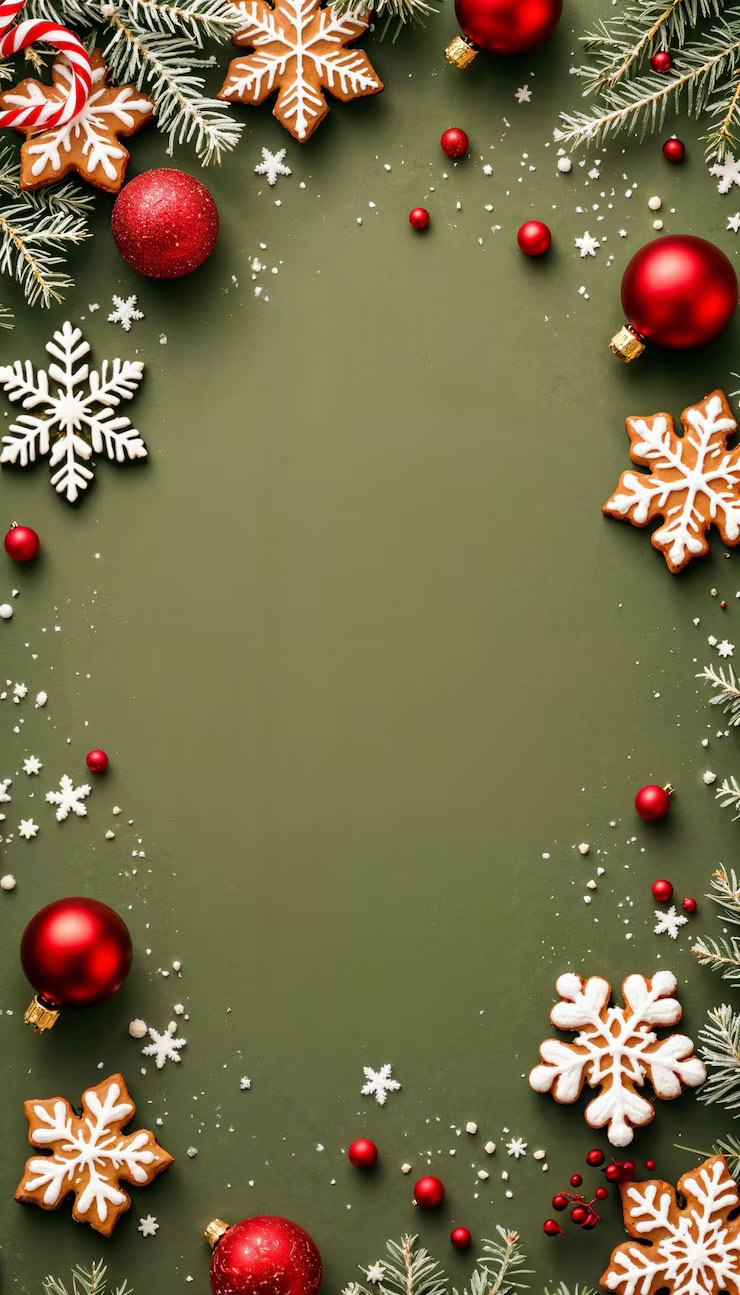 Thay áo mới cho dế yêu với hình nền Noel ấn tượng