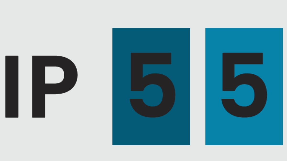 IP55 có khả năng chống bụi ở mức hạn chế IP55 có khả năng chống bụi ở mức hạn chế