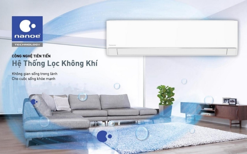 Mẫu máy lạnh Panasonic cao cấp trang bị Nanoe-G