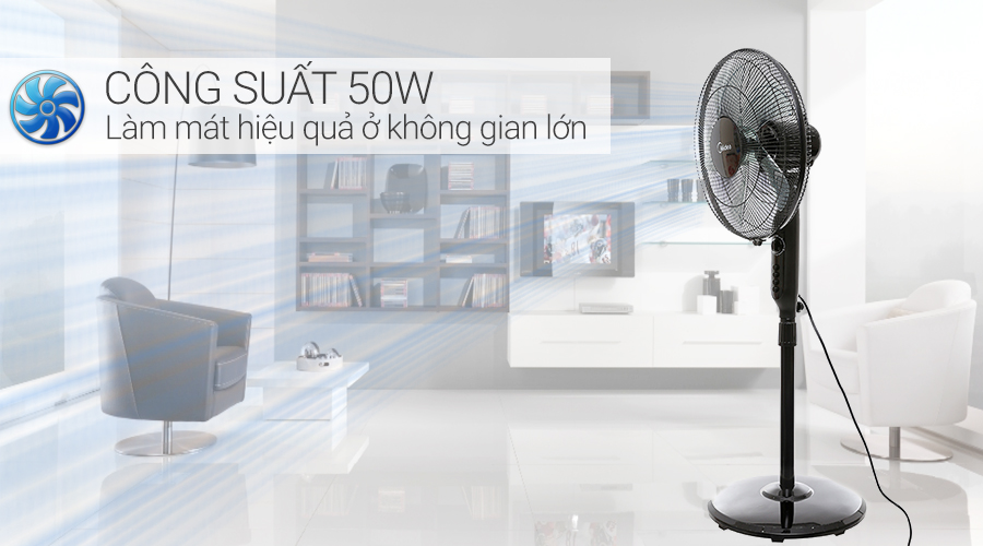 Quạt đứng Midea 5 cánh FS40-15Q 50W