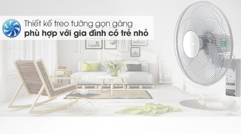 Quạt treo tường Toshiba 3 cánh F-WSA20(H)VN 55W