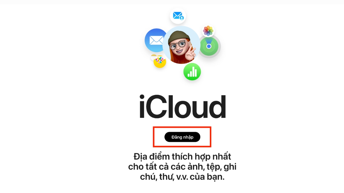 Chọn đăng nhập