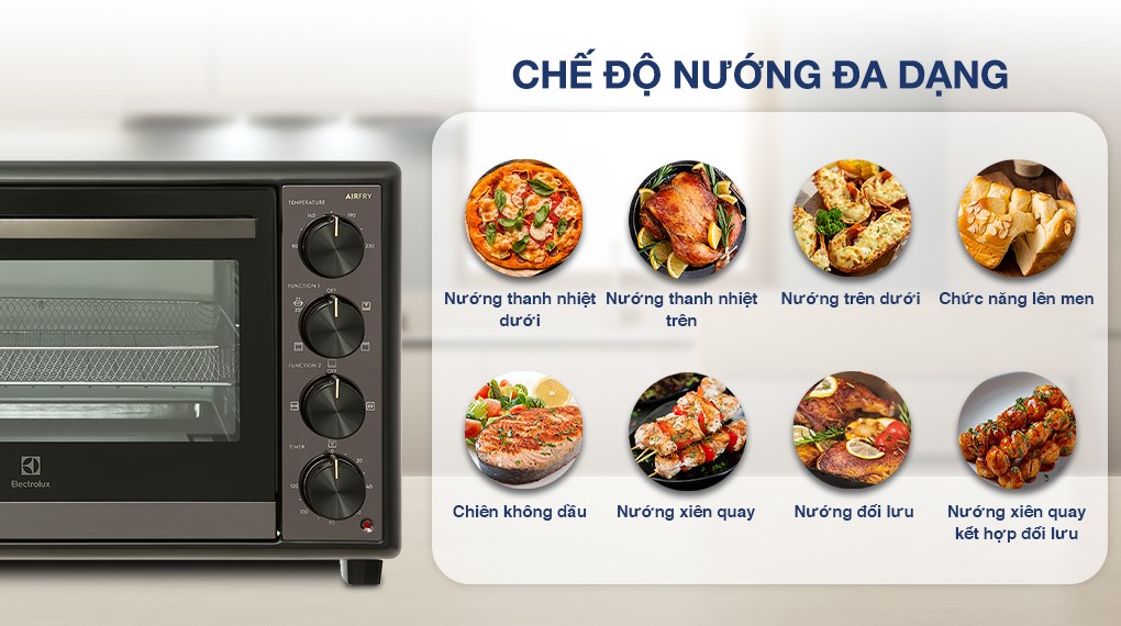 Lò nướng Electrolux EOT4022XFG 40 lít