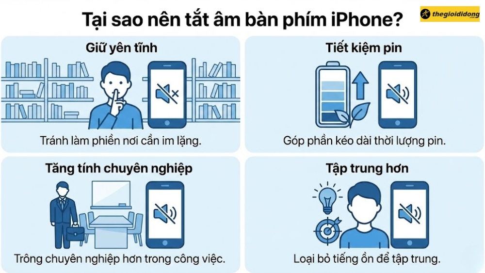Tránh làm phiền những người xung quanh Tránh làm phiền những người xung quanh