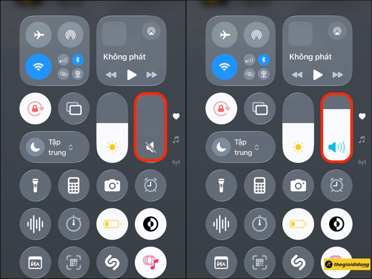 Kéo thanh trượt xuống mức thấp nhất Kéo thanh trượt xuống mức thấp nhất