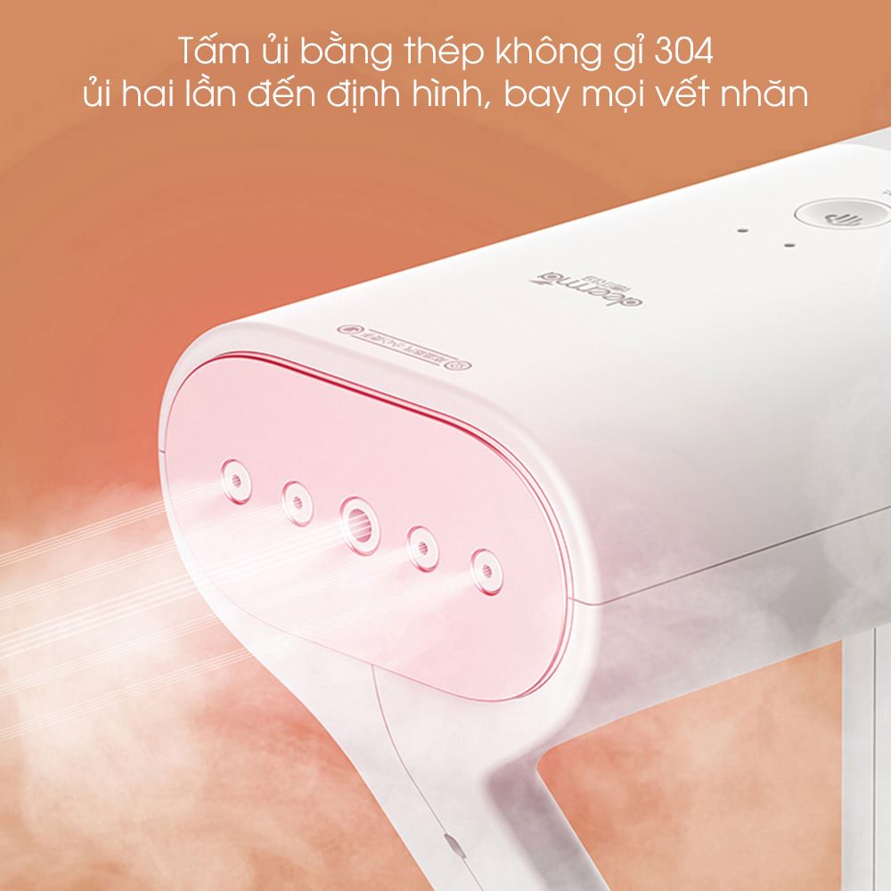 Bàn ủi hơi nước cầm tay Deerma HS100 1000W có hơi nước ổn định, làm phẳng đồ nhanh