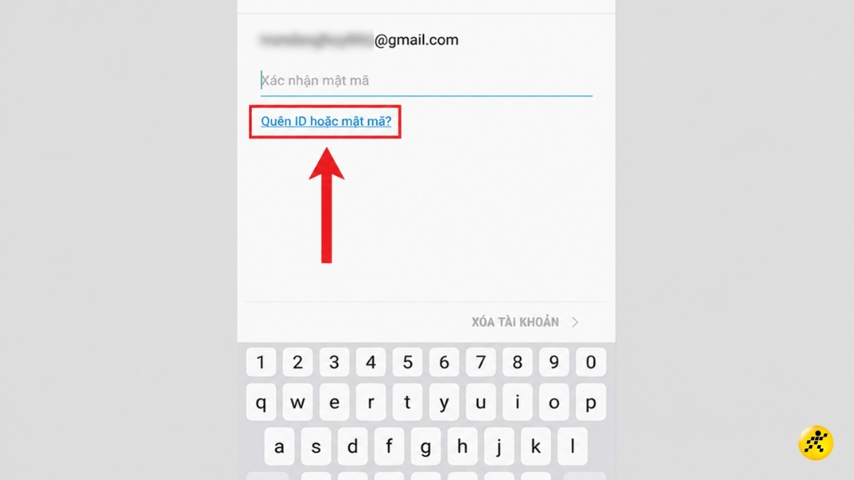 Chọn Qu&ecirc;n ID hoặc mật m&atilde;