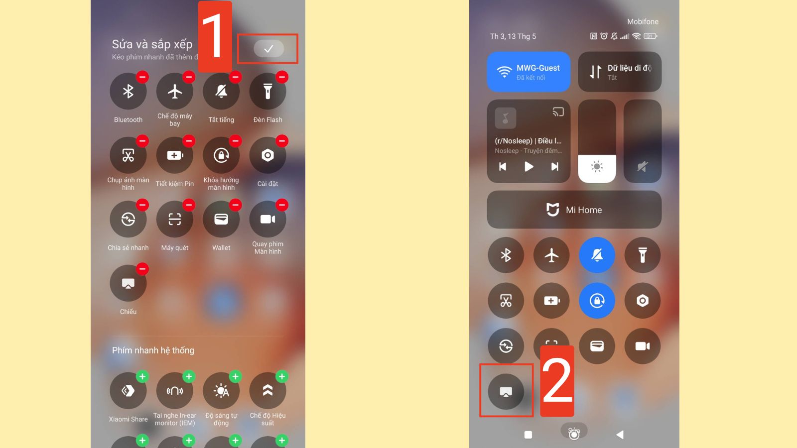 Bật t&iacute;nh năng phản chiếu m&agrave;n h&igrave;nh điện thoại tr&ecirc;n Xiaomi