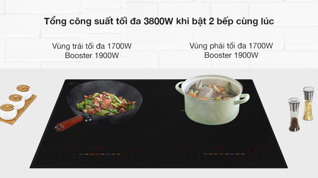 Bếp từ đôi lắp âm Hawonkoo CEH-222-II Bếp từ đôi lắp âm Hawonkoo CEH-222-II