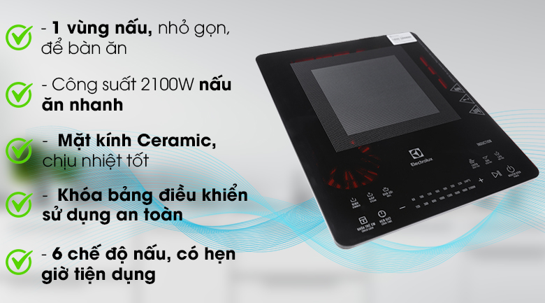 Bếp từ Electrolux ETD42SKS