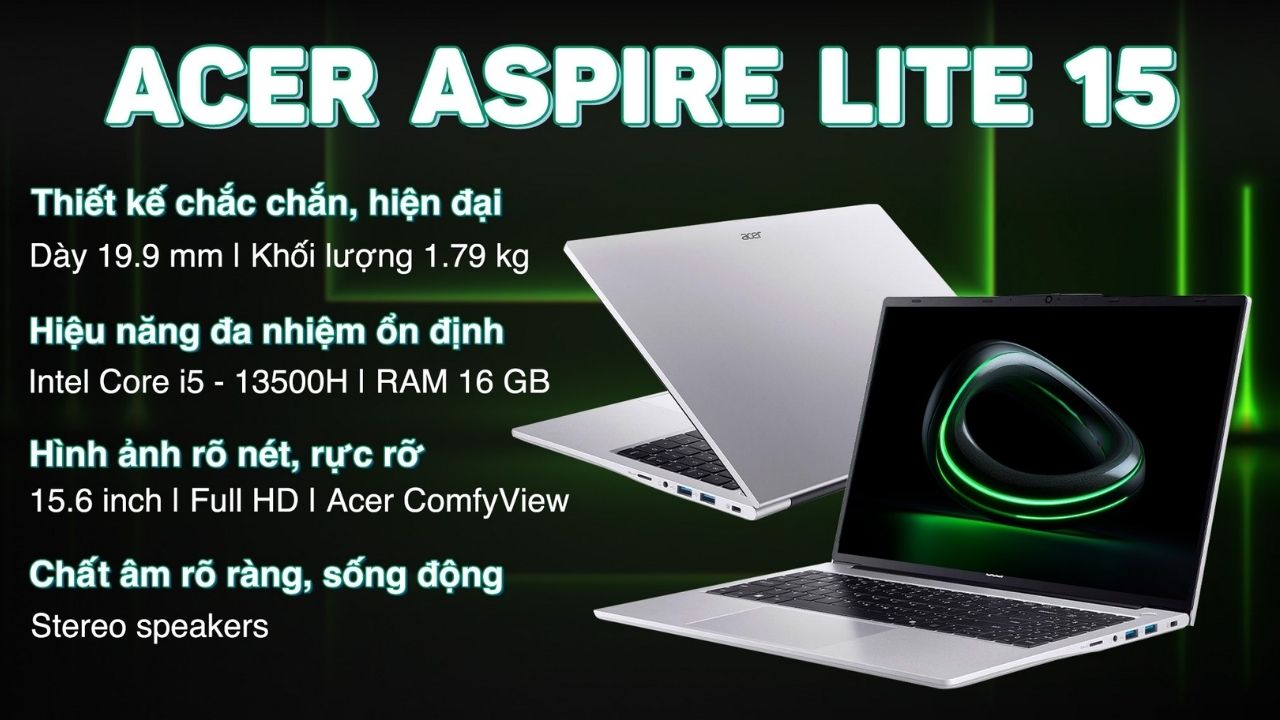 Laptop Acer Aspire Lite 15 AL15 72P 581V