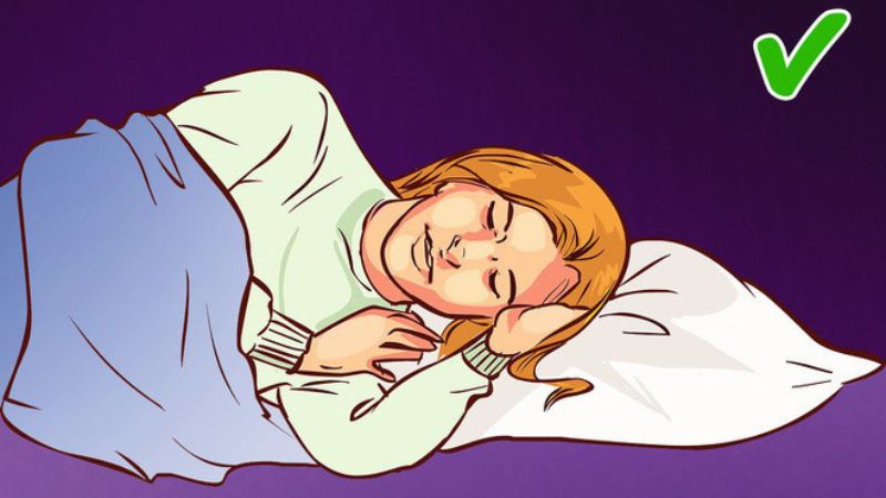 Ngủ nghiêng giúp giảm tình trạng ngủ ngáy Ngủ nghiêng giúp giảm tình trạng ngủ ngáy