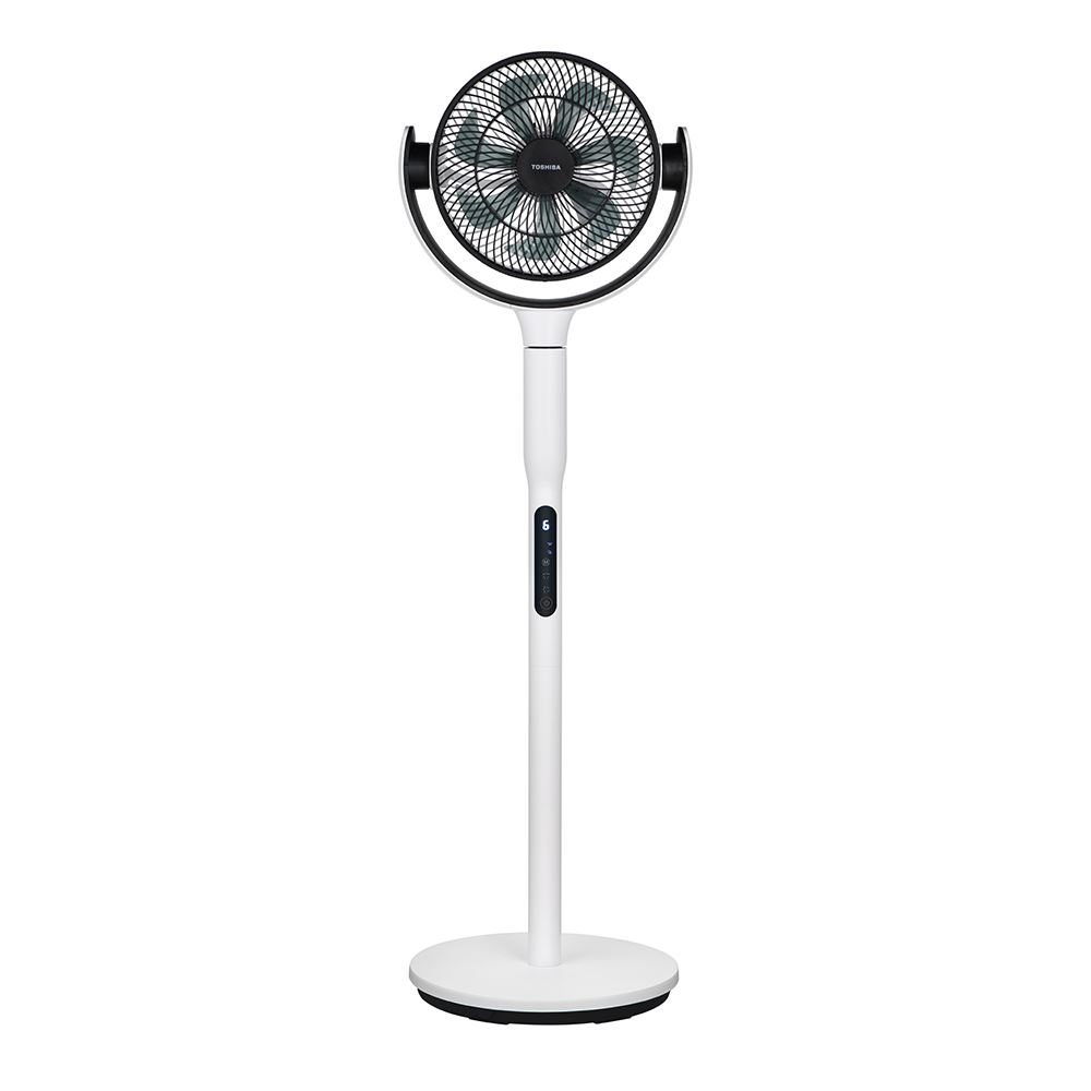 Quạt đứng Toshiba 7 cánh F-DSC40XVN(W) 18W nhỏ gọn, vận hành êm ái, tiết kiệm điện hiệu quả 