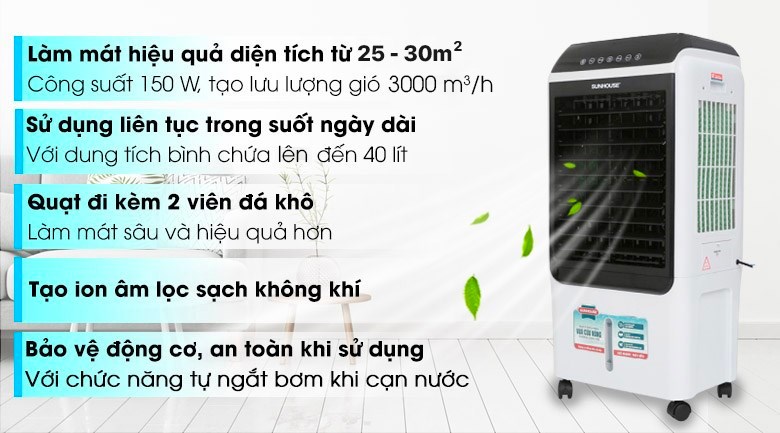 Quạt điều hòa là thiết bị làm mát bằng hơi nước rất tiện lợi