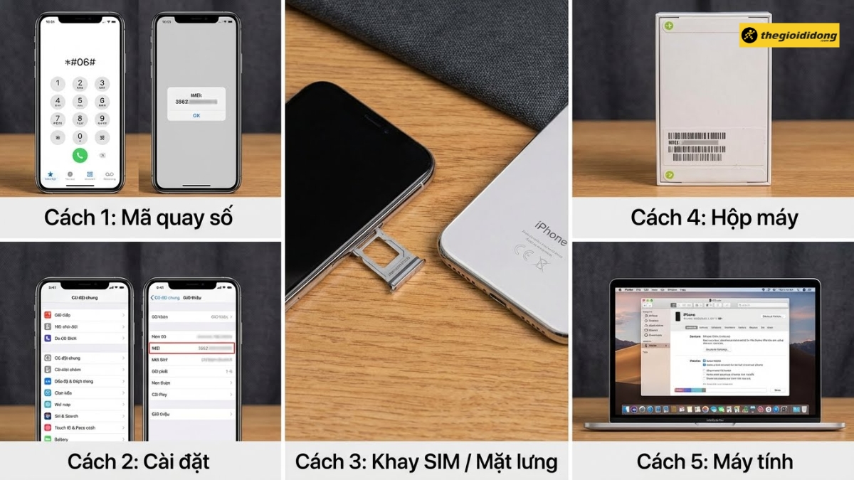 C&aacute;ch lấy số IMEI tr&ecirc;n iPhone