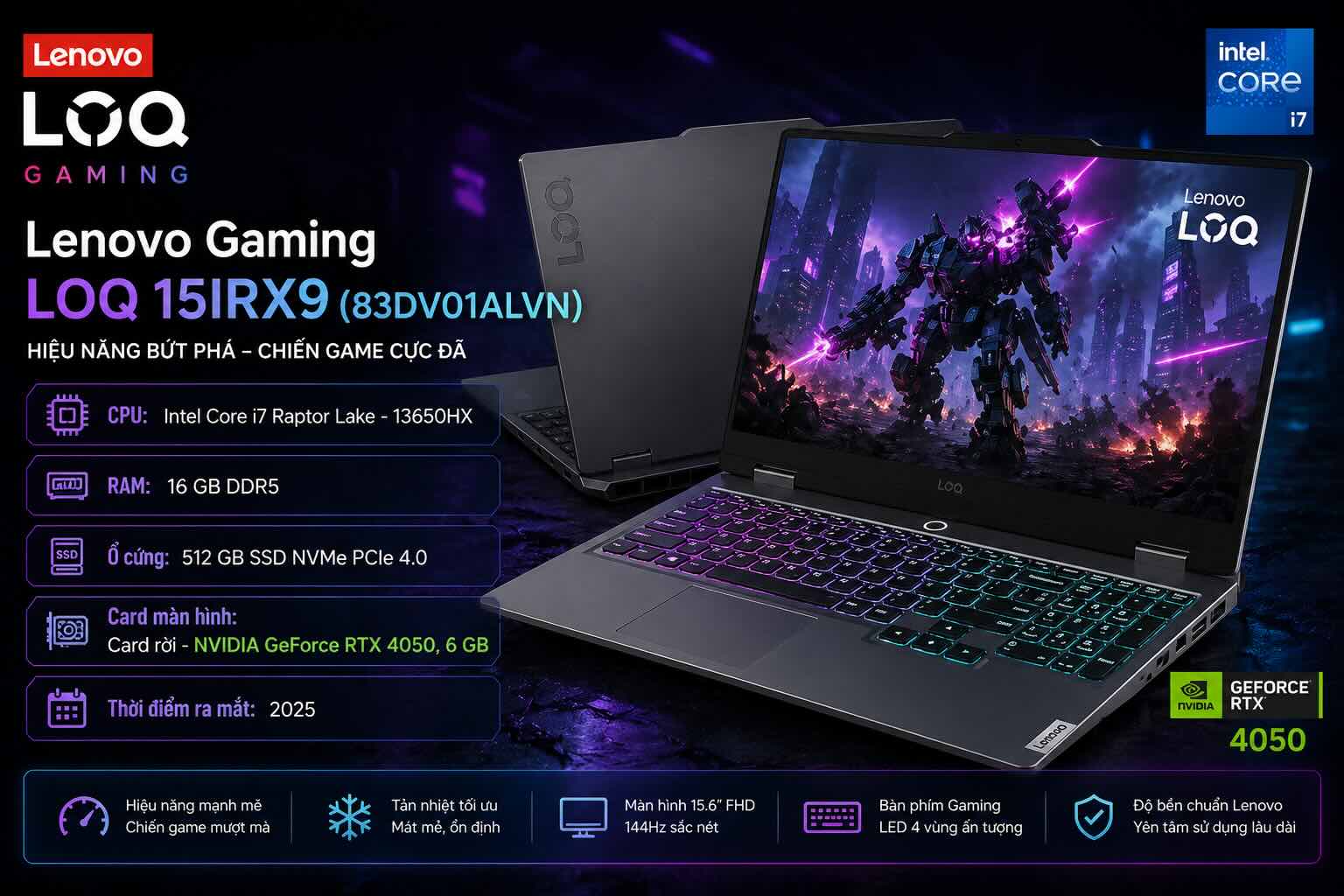 Lenovo Gaming LOQ 15IRX9 (83DV01ALVN)