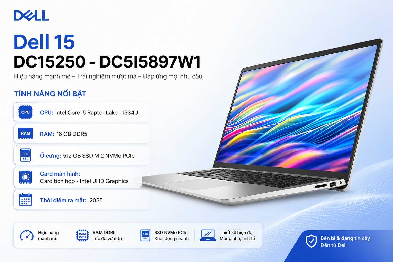 Dell 15 DC15250 - DC5I5897W1