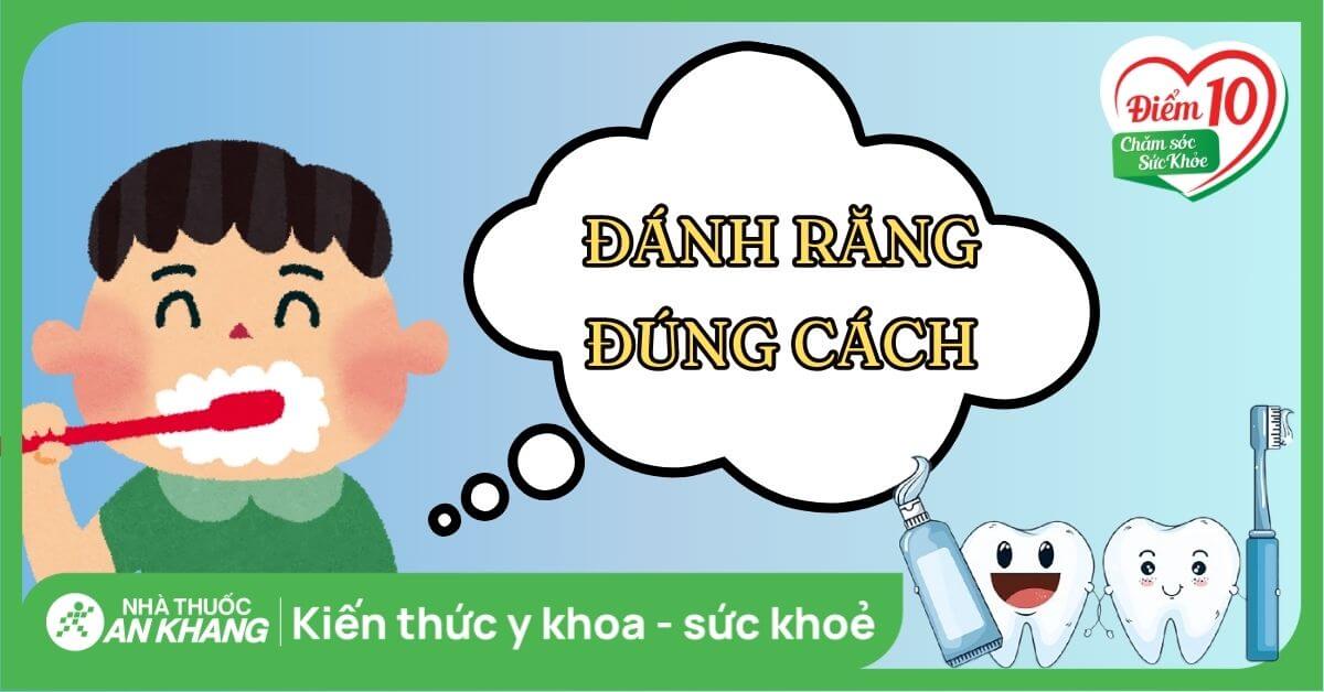 Đánh răng đúng cách - Các bước đánh răng cho người lớn và trẻ em