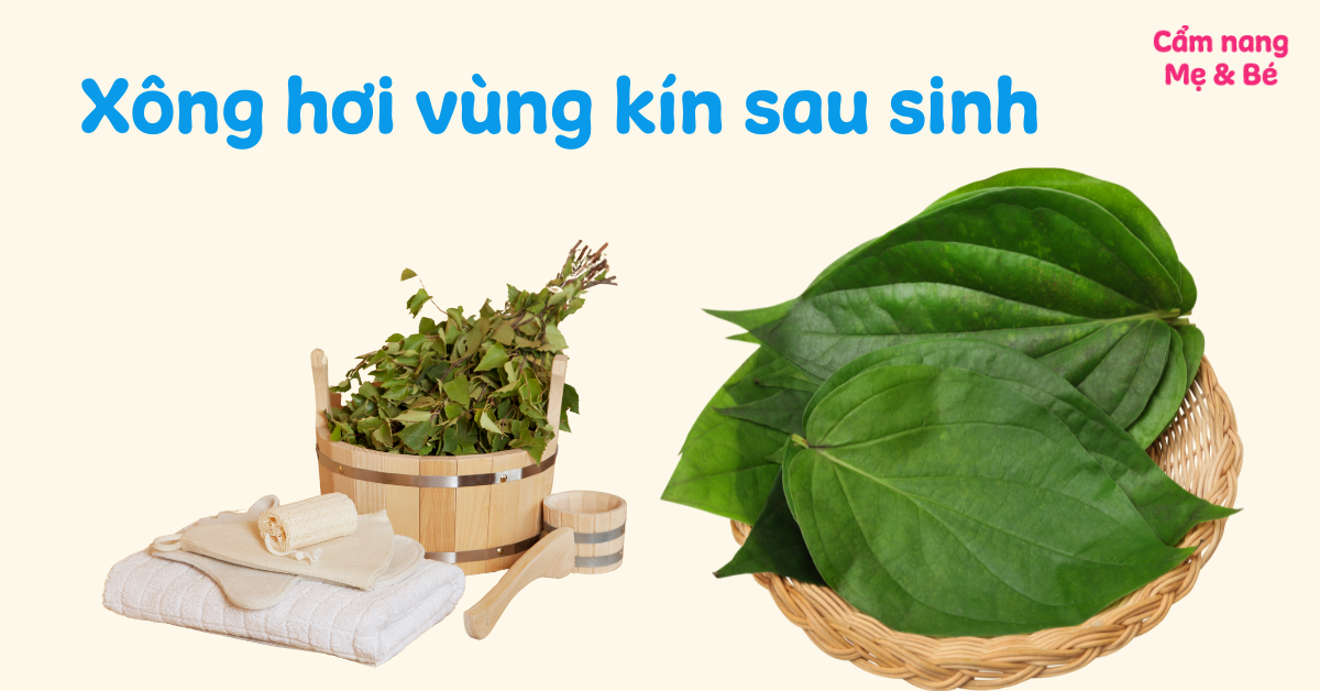 3 cách xông vùng kín sau sinh hiệu quả và những lưu ý cần biết