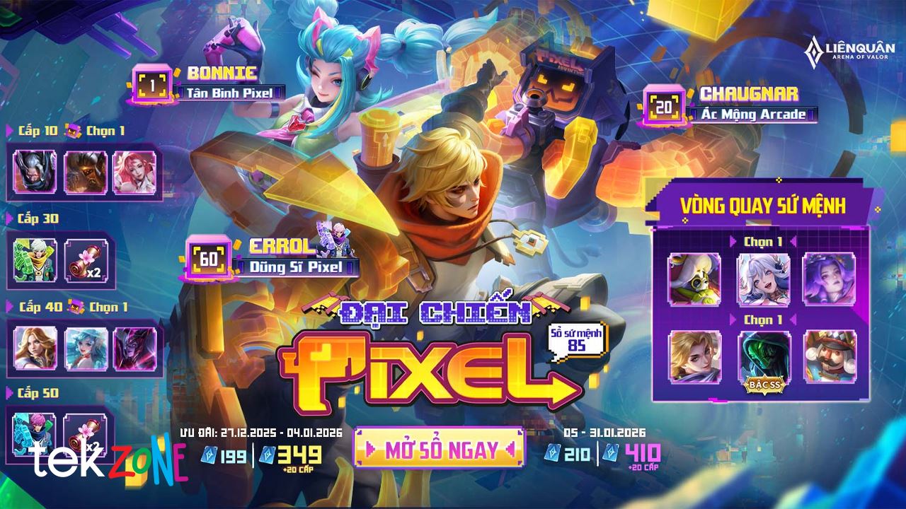 Code Liên Quân 02/01/2026 mới nhất cập nhật liên tục, cách nhập code Liên Quân nhận quà khủng