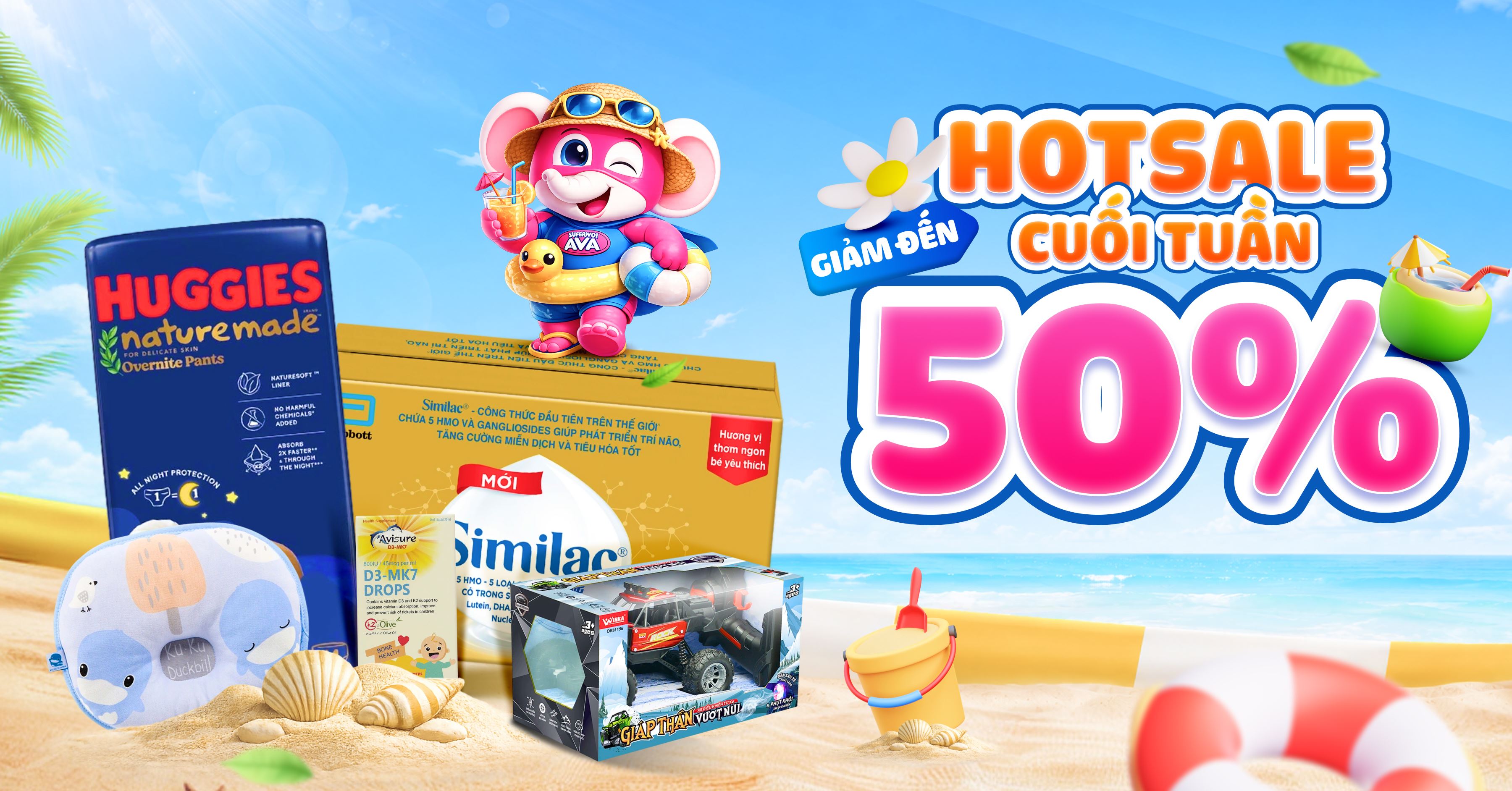 SALE CUỐI TUẦN CÙNG AVAKIDS NHÉ BA MẸ ƠI! (15.05 - 17.05)