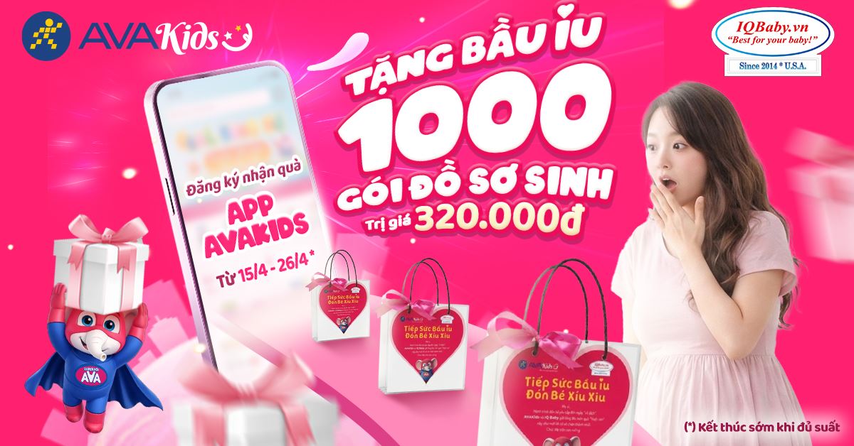 QUÀ TẶNG NGÀY CỦA MẸ 10.5 – AVAKIDS TRI ÂN MẸ BẦU