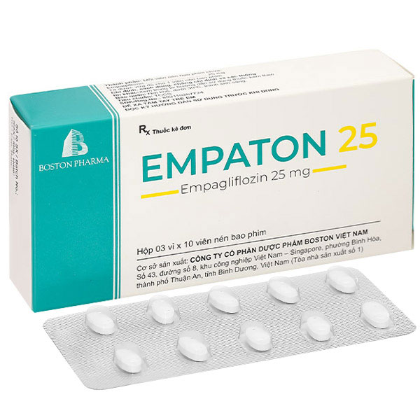 Empaton 25 điều trị đái tháo đường tuýp 2