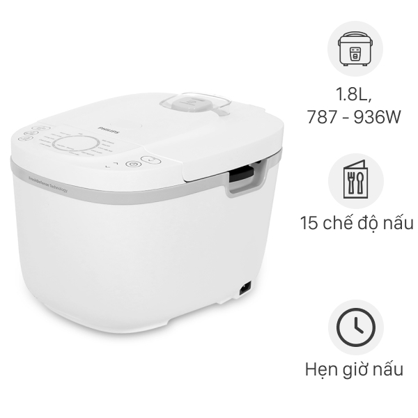 Nồi cơm điện tử Philips 1.8 lít HD4717/30