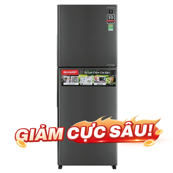 Tủ lạnh Sharp Inverter 360 lít SJ-XP382AE-DS