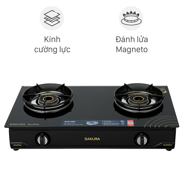 Bếp ga đôi Sakura SA-D707LG