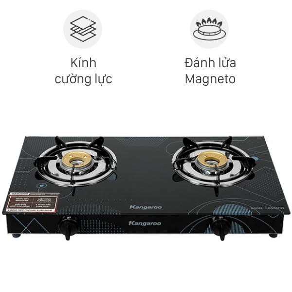 Bếp ga đôi Kangaroo KGGS67G2