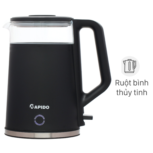 Bình đun siêu tốc Rapido 1.8 lít RK1816-G