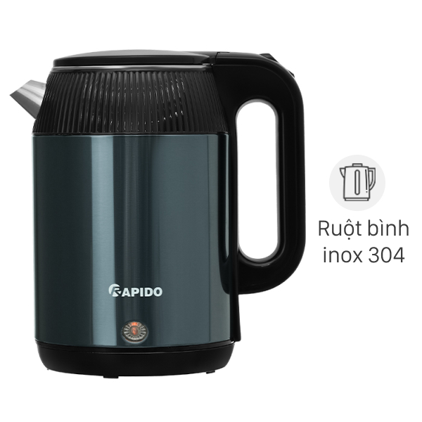 Bình đun siêu tốc Rapido 2.2 lít RK2217-B